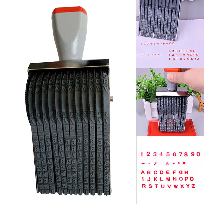 Многоцелевой штамп 8 цифр буквенный номер тиснение DIY SGA998 | Канцтовары для офиса и