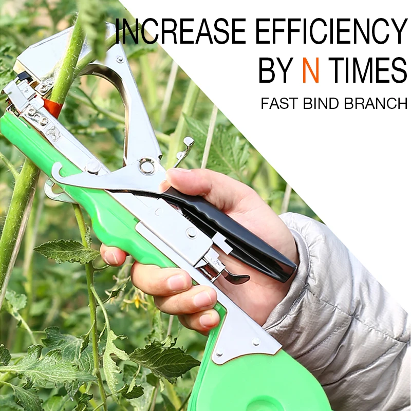 

DTBD Tying Machine Set Plant Garden Plant Tape tool Tapener With Tape Set for Vegetable Grape Tomato Cucumber Pepper Flower