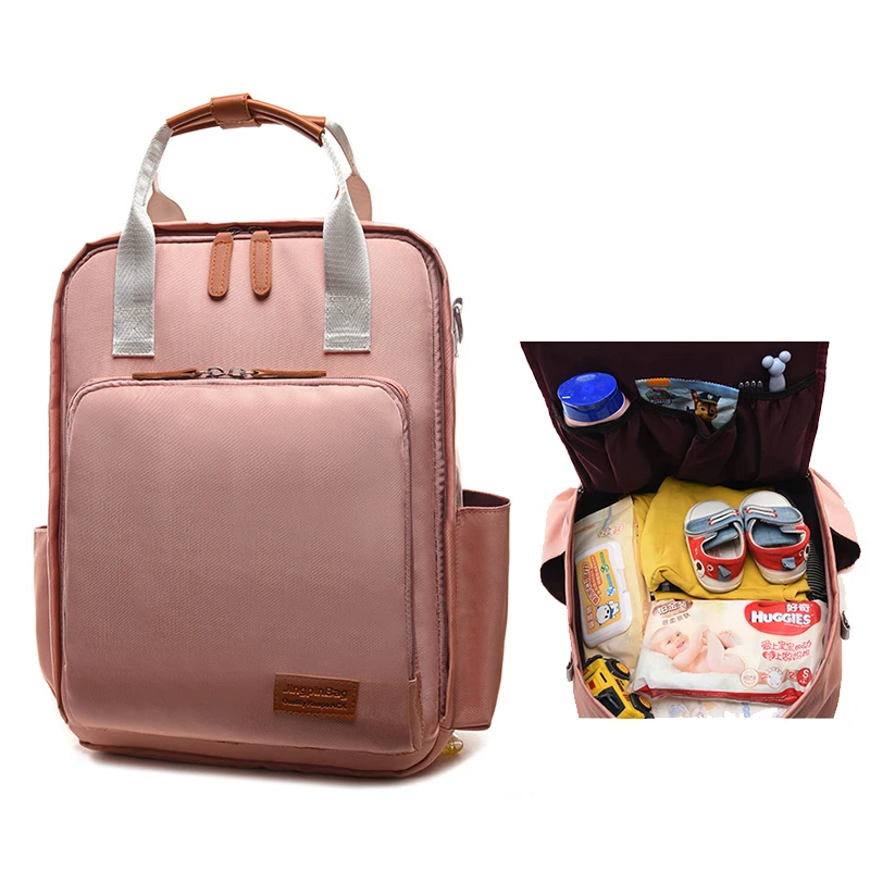 

Baby Bag Diaper Backpack for Mom Waterproof Multifunctional Nylon Nappy Bag