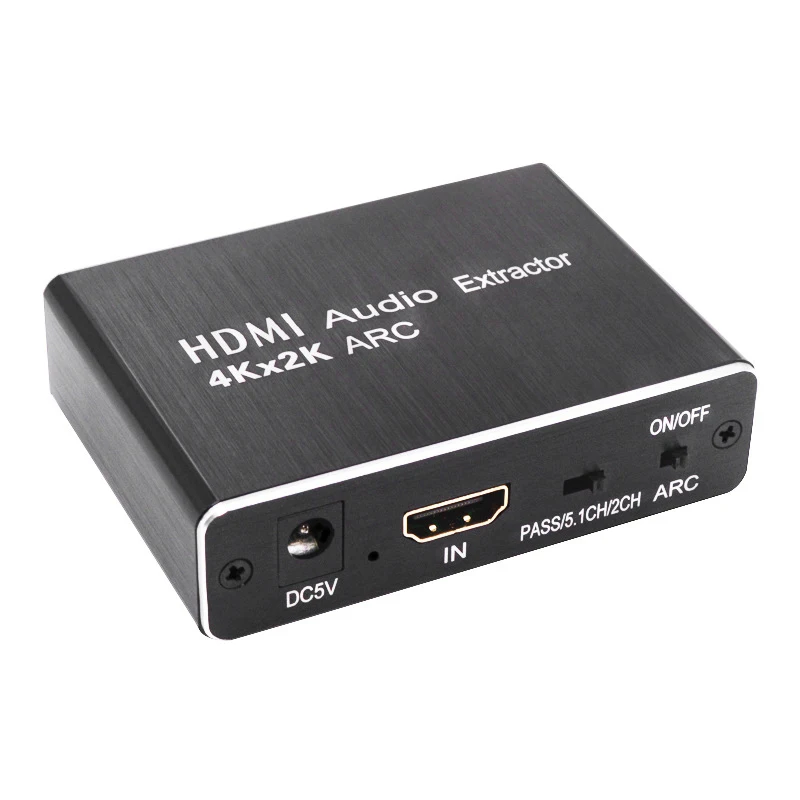 AMS HDMI аудио экстрактор конвертер Поддержка 4K 60Hz адаптер ARC/3D 5 1 канала| |