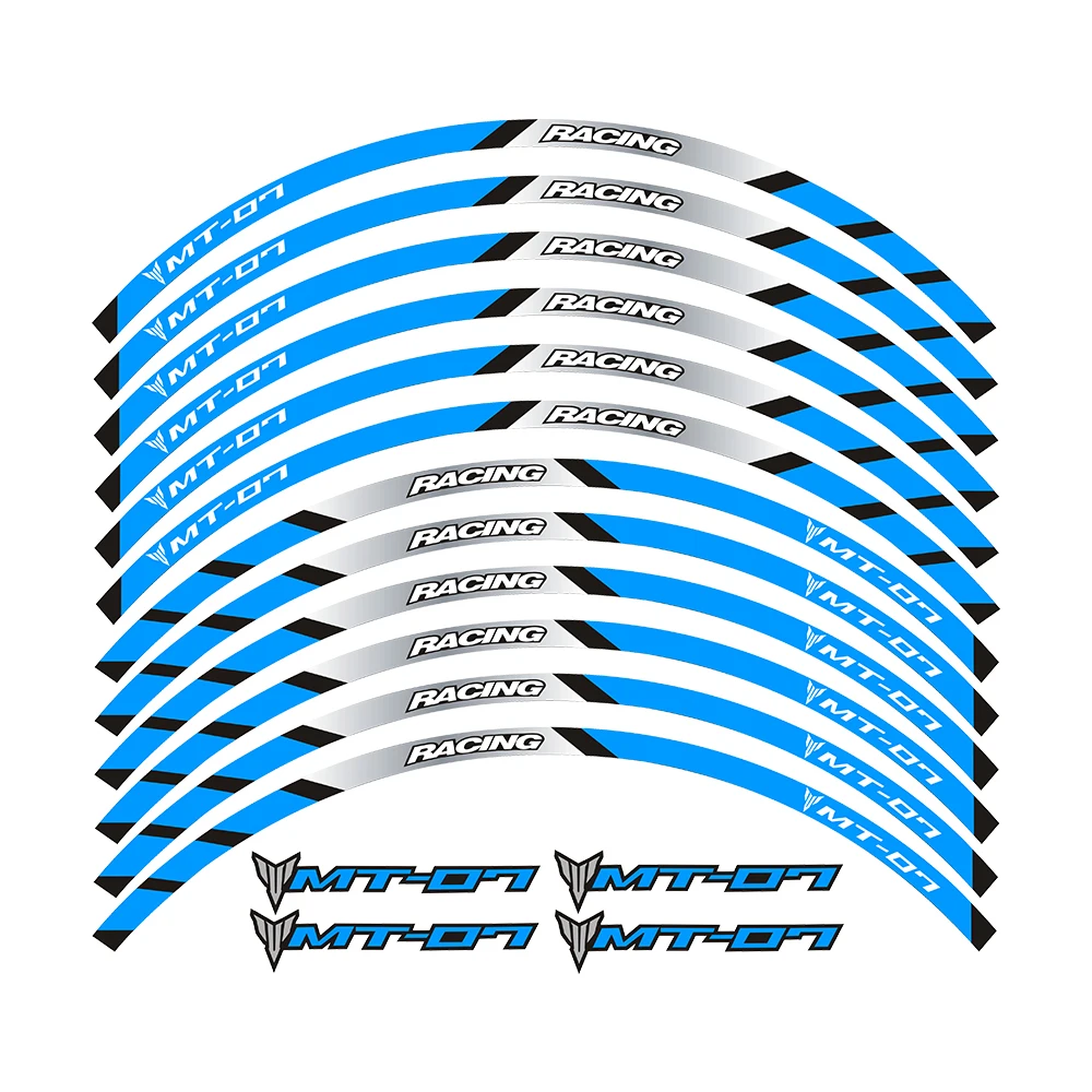 Наклейки на передние и задние колеса мотоцикла наклейки внешний обод