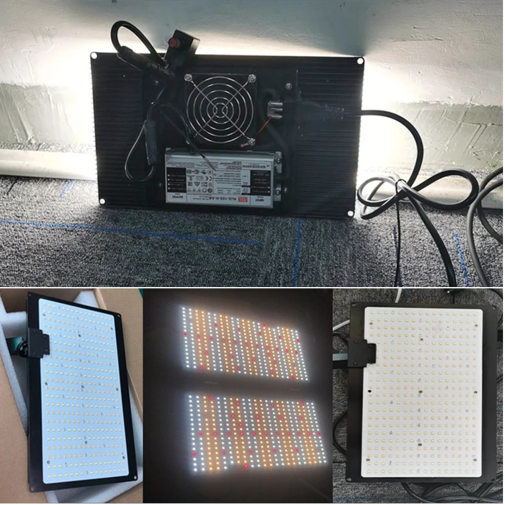 Quantum Tech Samsung LM301B LED grow light Dimmable 3000K/6000K 660nm IR полный спектр Meanwell драйвер быстрое