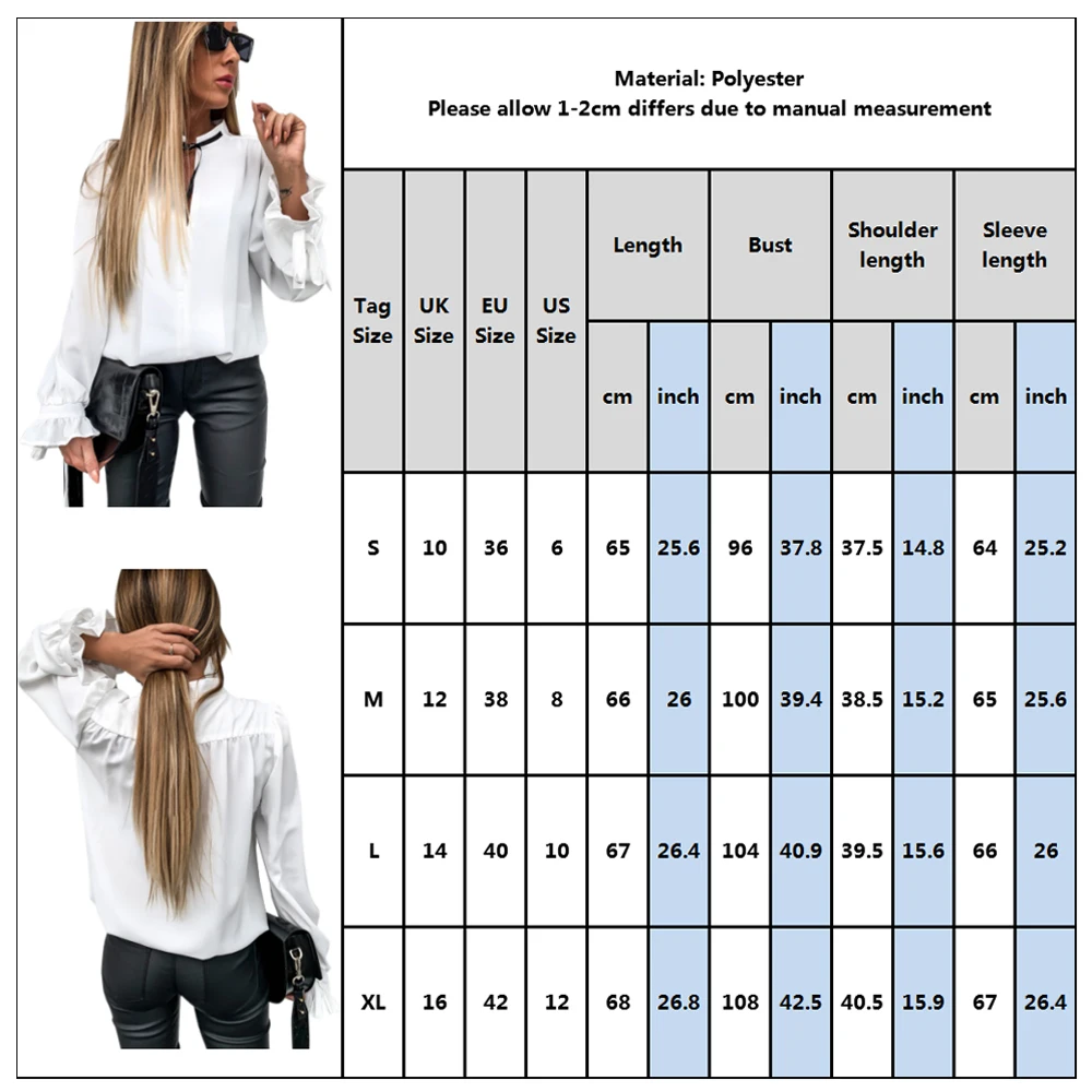 

Spring Lady Office Shirts Puff Sleeve Womens Tops And Blouses Casual Ruffle Blouse Bowknot White Shirts Female Blusas Mujer D30