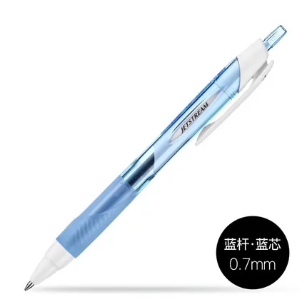 blue-blue ink 6 шт./лот, Mitsubishi Uni, SXN-157S, гладкая масляная ручка, 0,7 мм, наконечник, JETSTREAM, шариковая ручка, Пишущие принадлежности для детей, детей, студентов - Цвет: blue-blue ink