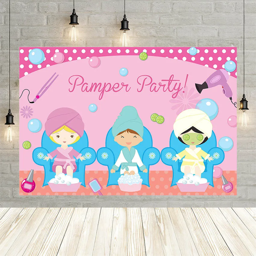 Avezano SPA вечеривечерние памперсы баннер Фотофон девушка женщина украшение