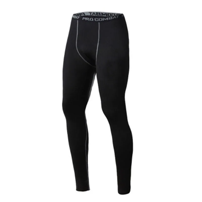 Спортивные мужские компрессионные тренировочные штаны для бега спортзала