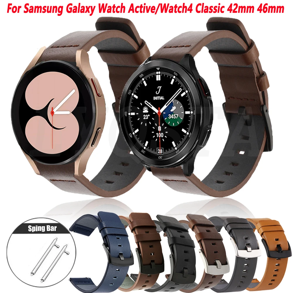 

Ремешок 20 мм для наручных часов Samsung Galaxy Watch Active 2 40 мм, браслет для Samsung Galaxy Watch 4 Classic 42 мм 46 мм