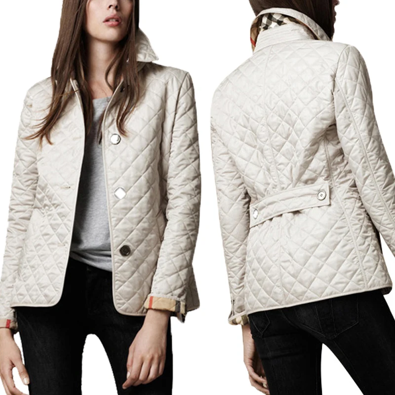 2022 Winter Warm Women's Quilted Notch Collar Jacket