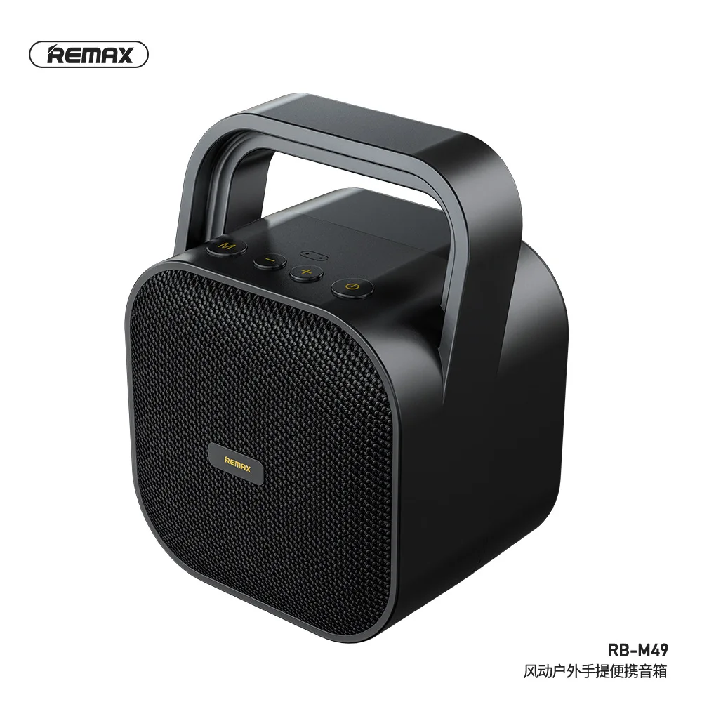 

Remax Portable bluetooth 5.0 speaker aux in TF card usb flash drive Outdoor Wireless TWS interconnection Bluetooth speake RB-M49