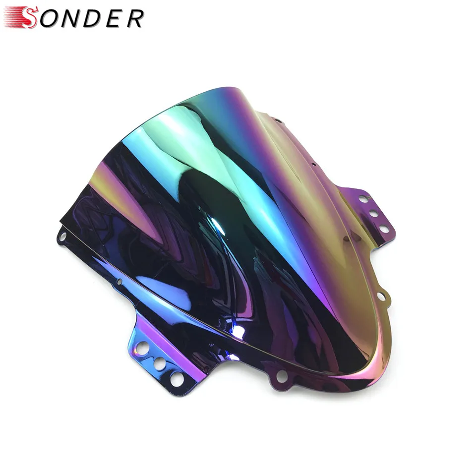 Для Suzuki GSX R1000 R GSXR1000 GSXR 1000 K5 2005 2006 gsxr r k5 05 06 лобовое стекло Double Bubble|Козырьки от ветра
