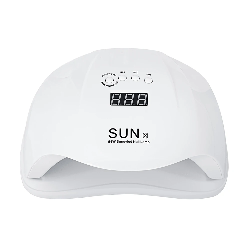 Лампа для ногтей Гель лак леча светильник с нижней 30s/60s таймер лампа ЖК дисплея