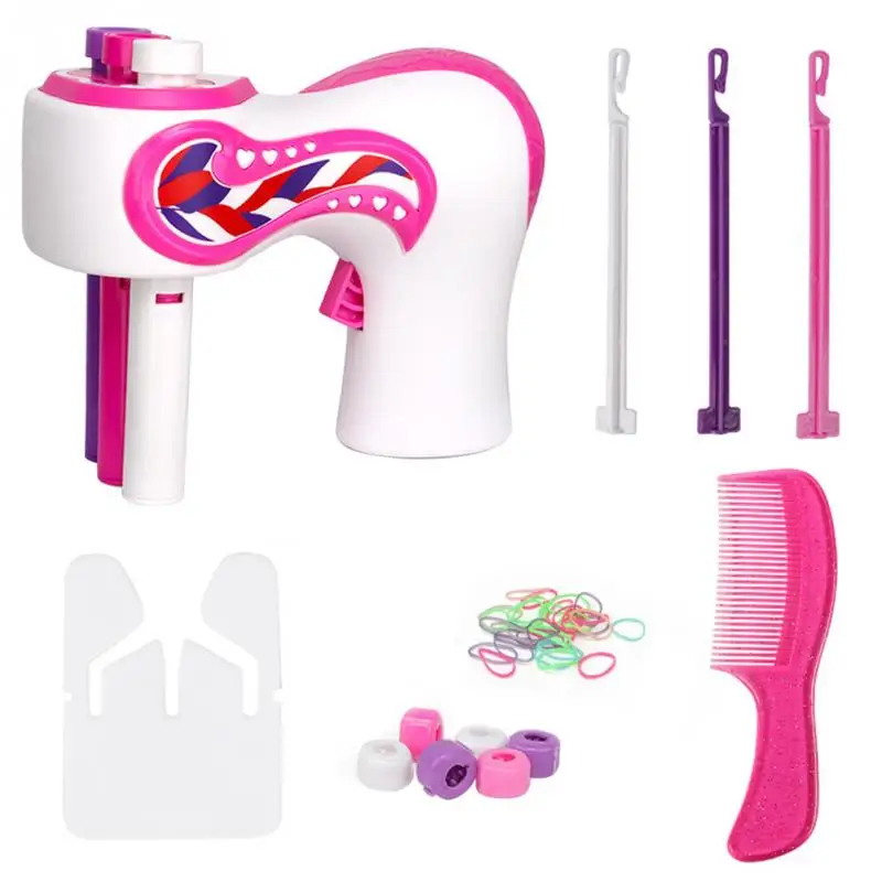 

Automatic Braiding Electric Braid Tool Smart Battery Powered Home Styling Girls Children Hairdressing Decor Three Twist Quick