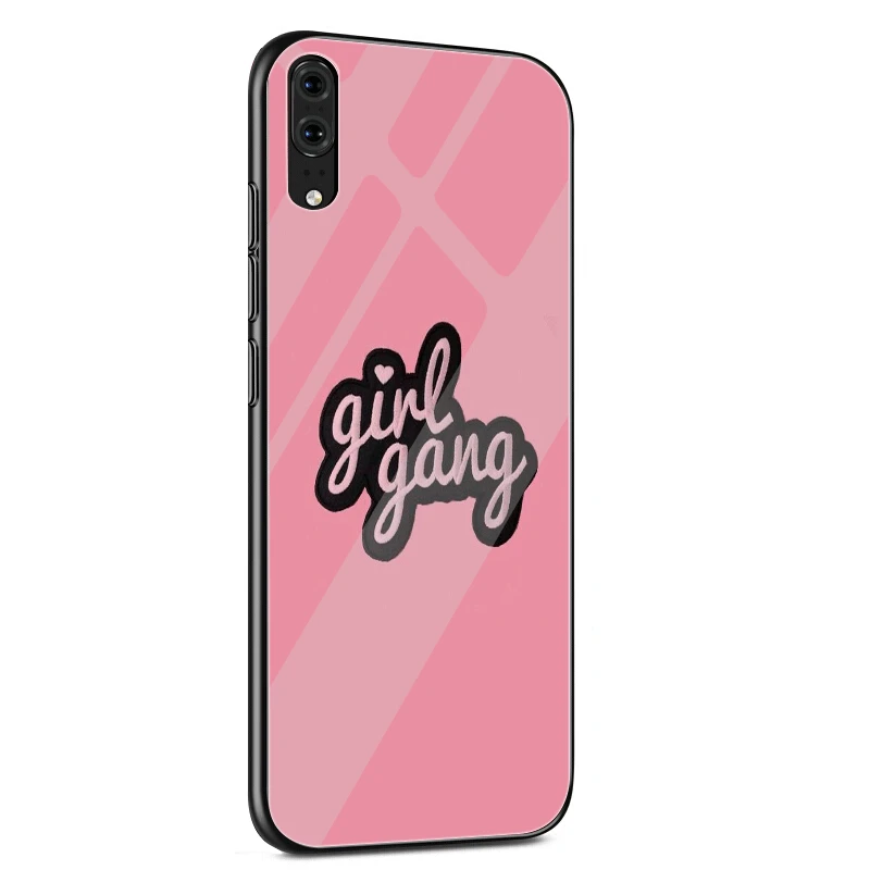 Каллиграфический шрифт закаленное стекло чехол для телефона Samsung A10 A20 A30 A40 A50 A60 A70