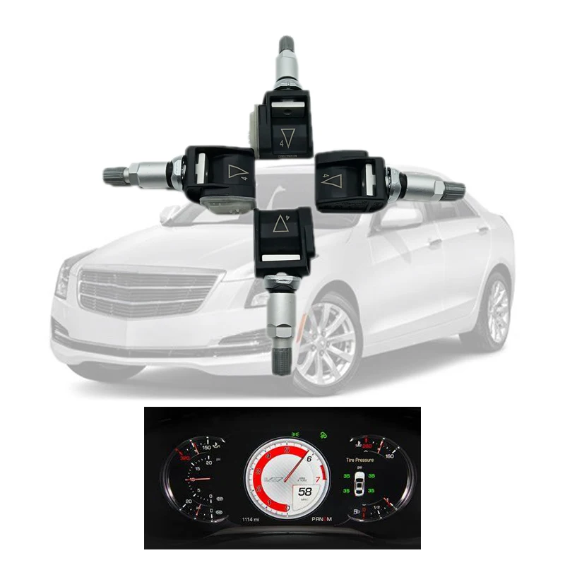 

4 шт., датчик давления в шинах для Cadillac ATS-V CTS Opel Vauxhall Astra J Sports Tourer Chevrolet Camaro 13598787