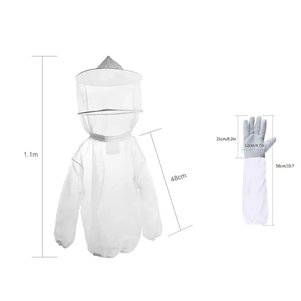 1 комплект защитные перчатки для пчеловодства профессиональные