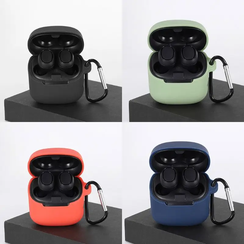 

New Silicone Case Anti-scratch Protective Cover for ATH-CK3TW Earbuds Wireless Bluetooth-compatible Earphones Charging Box