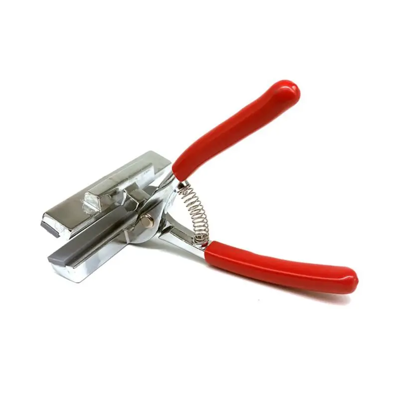 

12cm Oil Painting Pliers Clamp with Red Handle Stretched Canvas Cloth Fabric Wide Jaw Stretch Tool for Advertising Print 1XCE