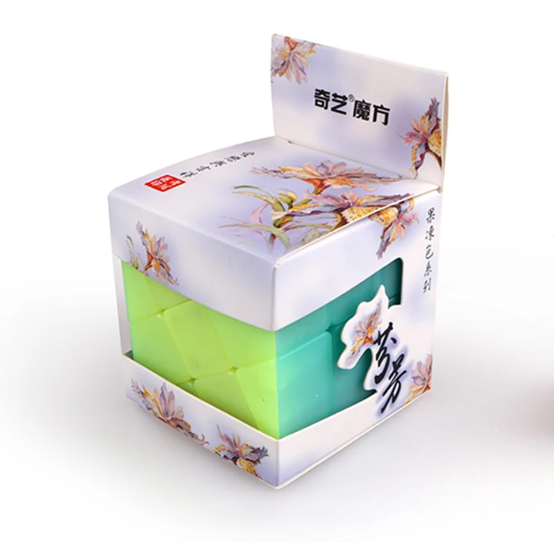 Qiyi Axis Jelly крутой волшебный куб странной формы кубик-головоломка Нео ранняя развивающая игрушка для детей кубик комплектов - Цвет: Jelly cube