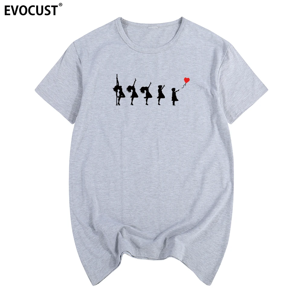 Забавная хлопковая Футболка Бэнкси для девушек панд пистолетов цветов модная