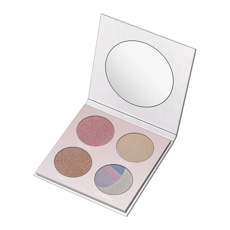 

Fairy High Light Marble Four Colors Highlighter Facial Part Brighten Biying Polarized Light Shading Powder