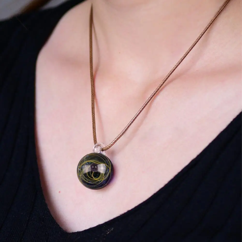 Ожерелье унисекс с изображением Галактики туманности космическая Вселенная