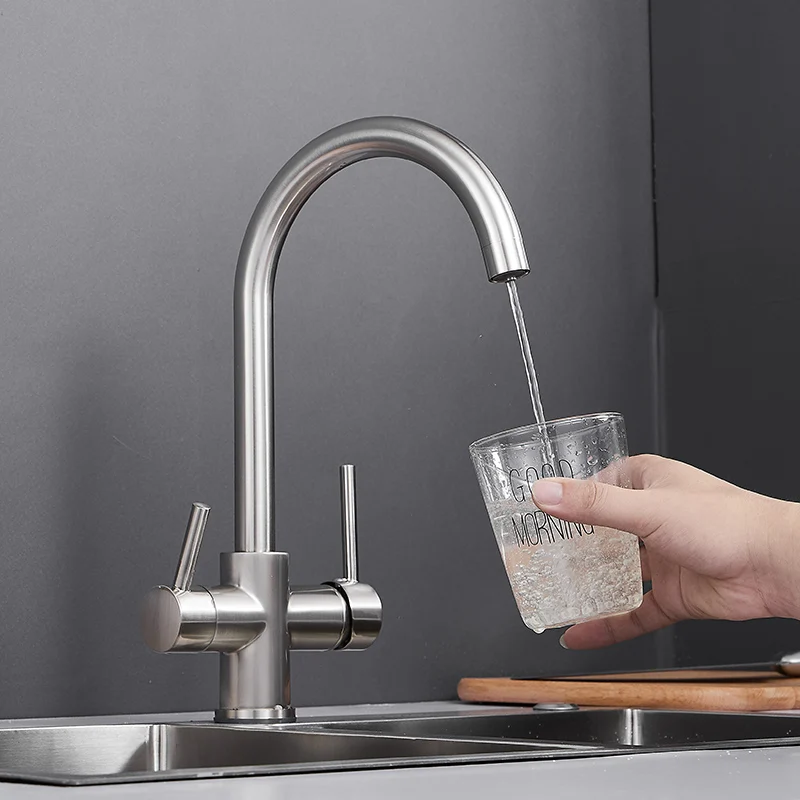 Azeta 360 градусов вращения смесители для кухни 3 способа очистки воды кран латунь