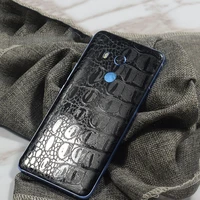 crocodile serpentine pattern decorative back for htc u11 plus mobile phone protector htc u11 back film stickers with gift