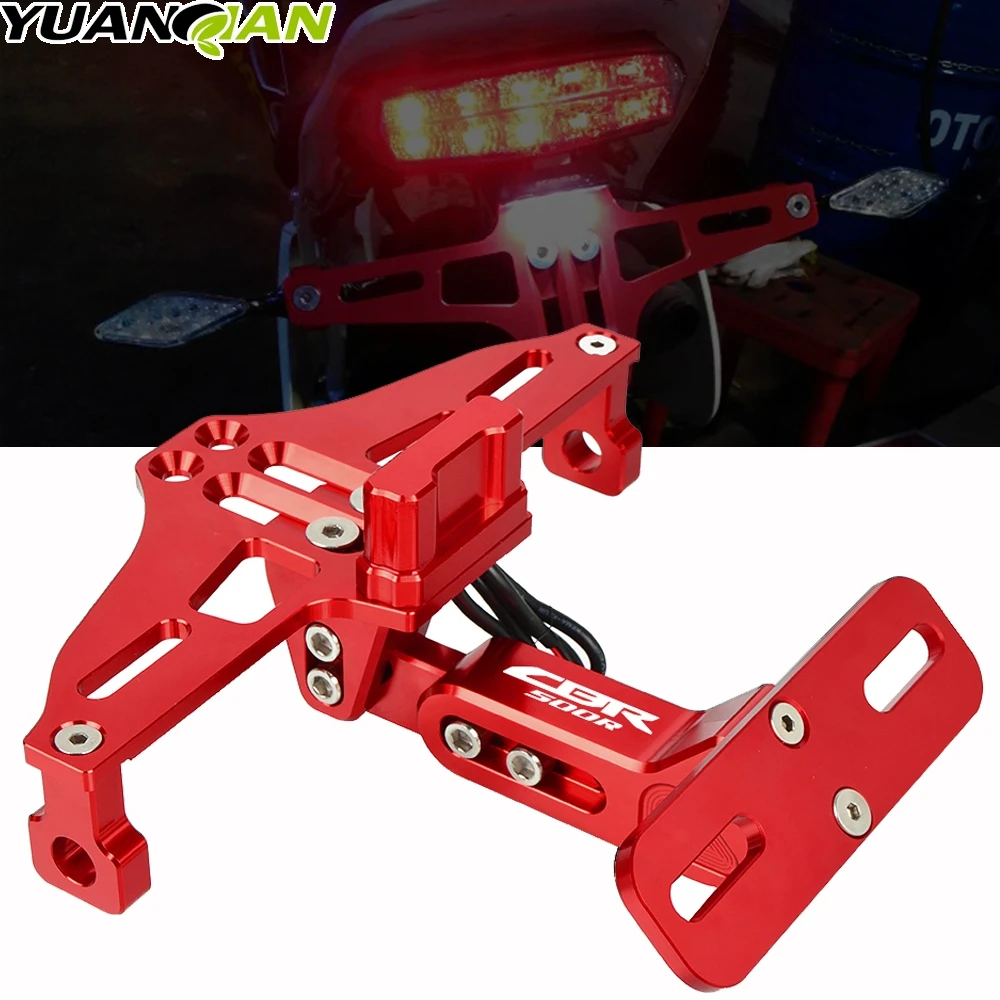 Мотоциклетный номерной знак Рамка Держатель Кронштейн регулируемый угол со
