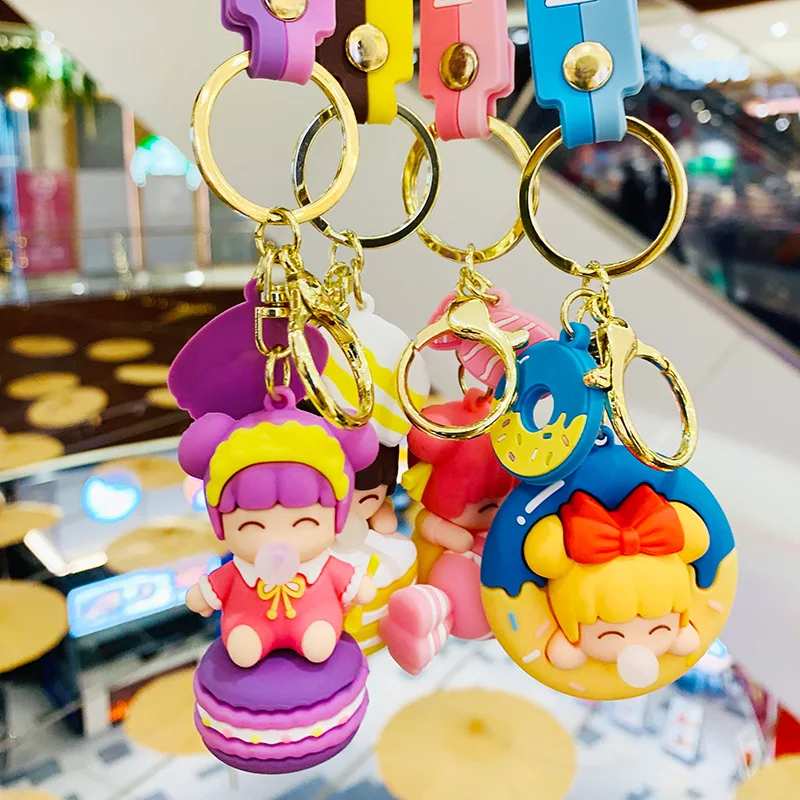 

Cute Cartoon Princess Keychain Couple Key Chain Key Ring Women Men Car Bag Doll Pendant Girls Key Chains Jewelry Christmas
