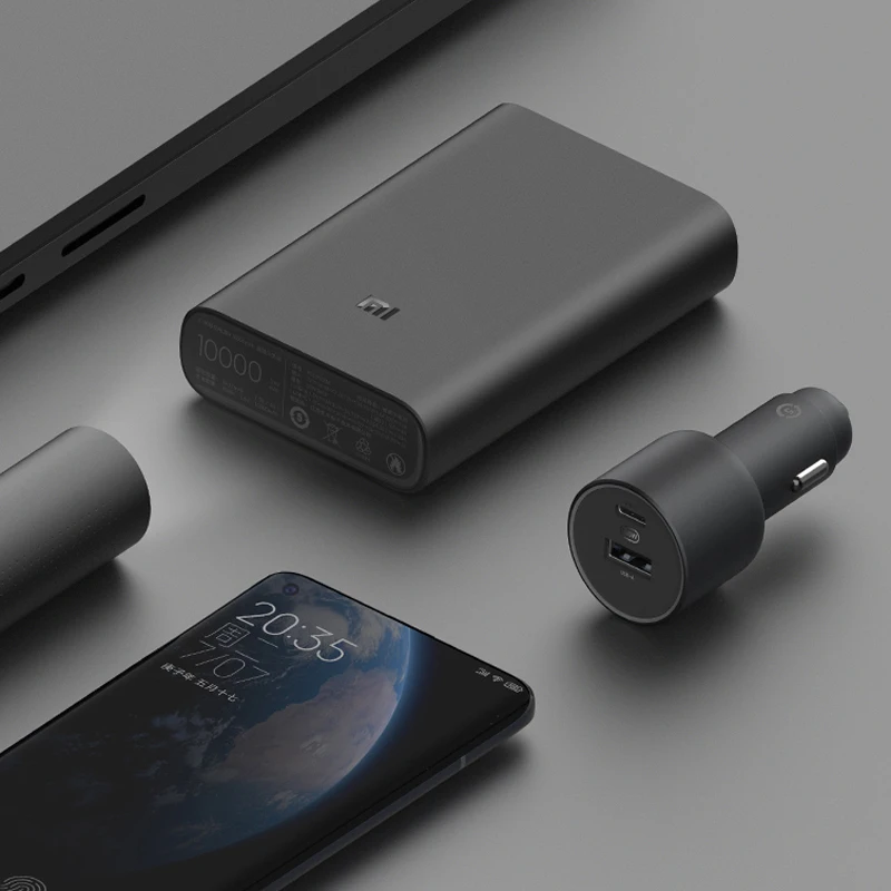 Автомобильное зарядное устройство Xiaomi 1A1C 100 Вт 2 USB порта|Зарядные устройства для