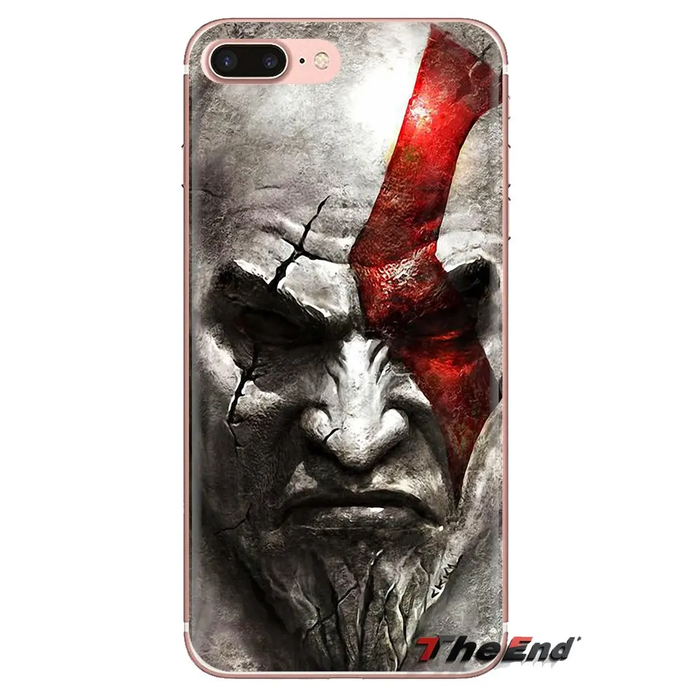 Прозрачный чехол из ТПУ с принтом God of War Kratos III для iPod Touch Apple iPhone 4 4s 5 5S SE 5C 6 6S 7 8 X XR XS