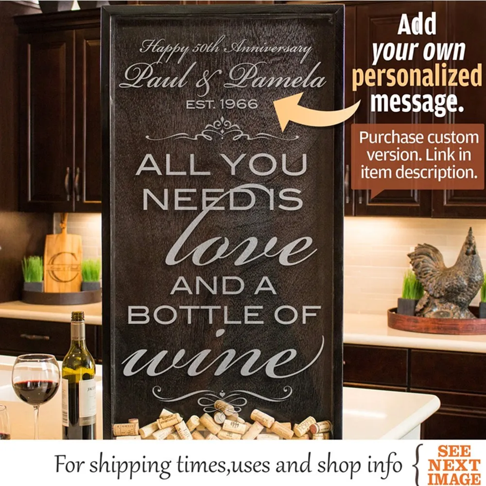 Персонализированный винтажный деревянный держатель для винной пробки