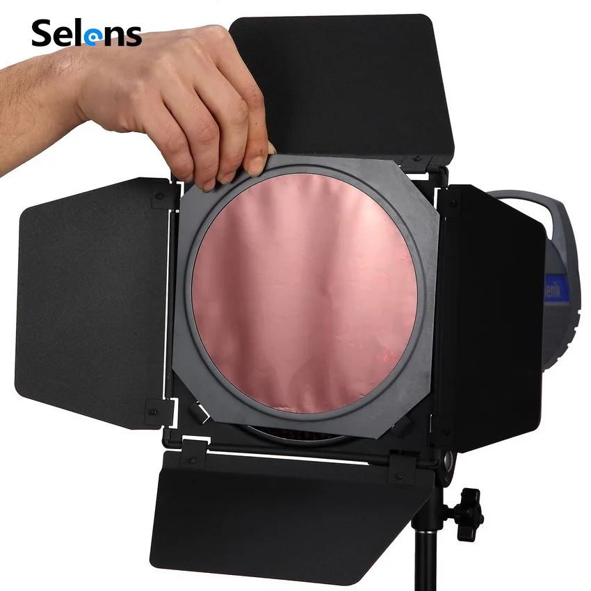 Meking Studio Flash Barndoor для стробоскопа сотовая сетка управления освесветильник ением
