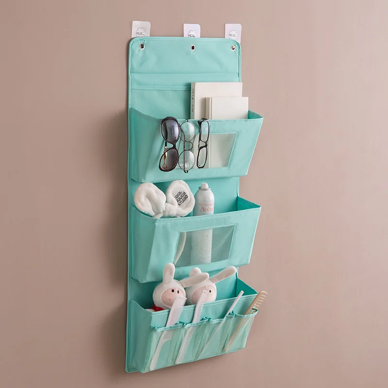 

Space-saving Wall Hanging Storage Bag Dorm Room Phone Book Holder Door Organizer Office Bathroom Sundries Container Accessories