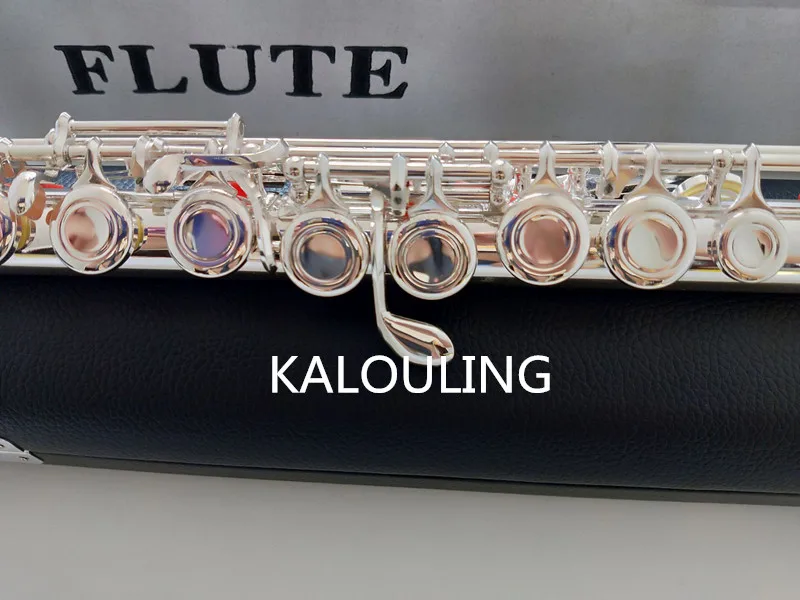 Kaluolin Новый флейта FL 211SL музыкальный инструмент 16 над E Key Серебряный C мелодия