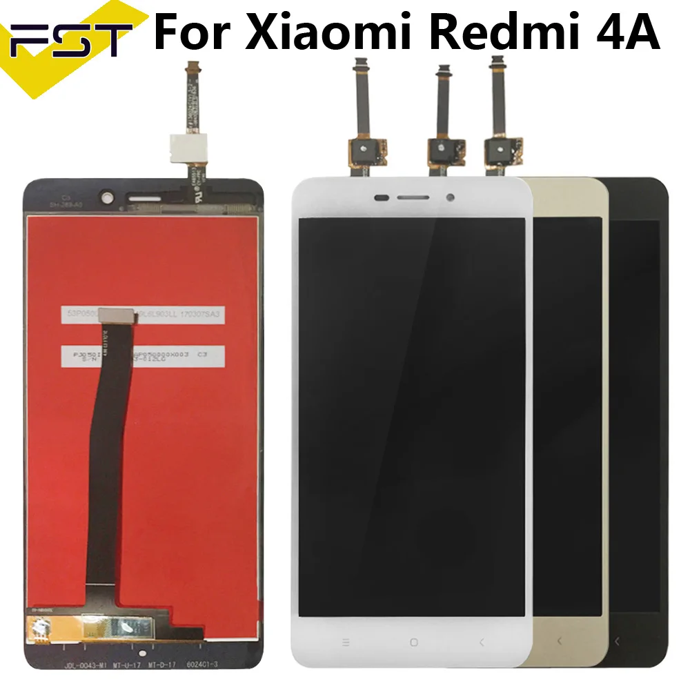 Запасные части сенсорный экран для Xiaomi Redmi 4A ЖК-дисплей кодирующий преобразователь сенсорного экрана в сборе+ сенсорный экран сенсор для Redmi 4A