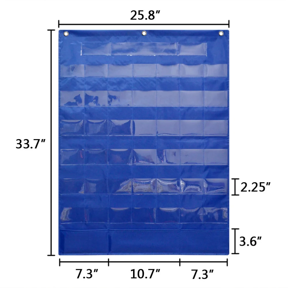 

1 Set of Calendar Memo Note Storage Bag Calendar Hanging Bag Wall Door Decor