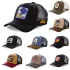 Бейсболка для мужчин и женщин, кепка в стиле хип-хоп с мультяшными животными, Микки, диснеевским аниме, сетчатая Кепка-тракер, Прямая поставка