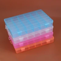 24 gird 36 gird plastic box container case compartment nail accessories tool jewelry case plastic organizer beads storage box