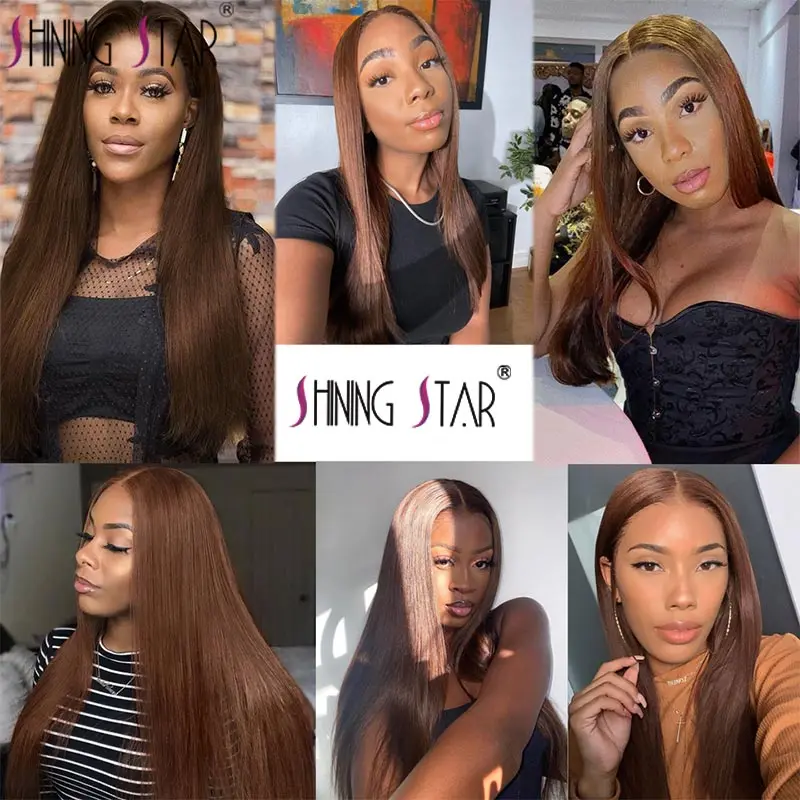 Парик на шнурках прямые человеческие волосы бразильский Рыжий блонд