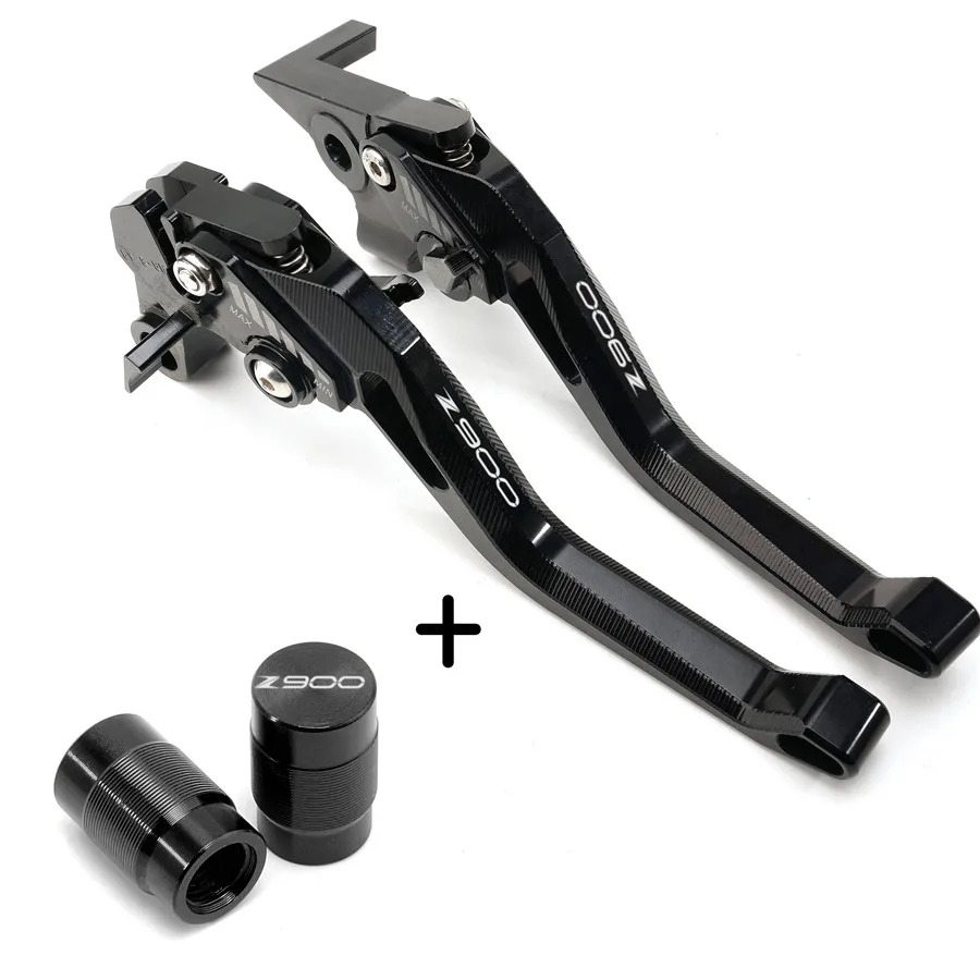 

For KAWASAKI Z900 Z 900 2017 2018 2019 2020 2021 2022 Motorcycle Aluminum 5D Brake Clutch Levers Tire Value Cap