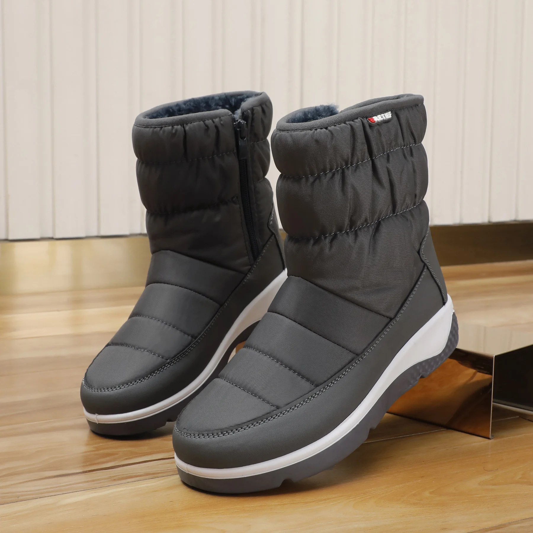 

Fashion Women Winter Warm Waterproof Snow Boots Thick Wool Plush Fleece For Ladies Shoes No-slip Casual Outdoor Footwear