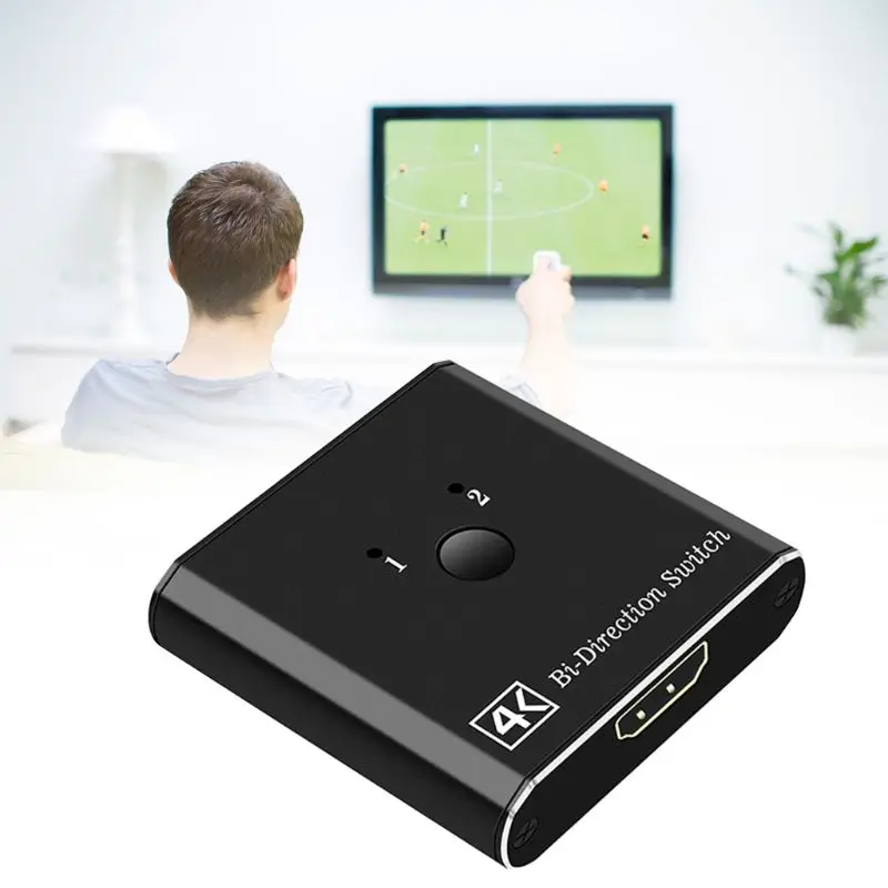 

New 2 in 1 out/1 in 2 4K Bi-Directional HDMI Bi-Direction Adapter for PS4/3 TV Box