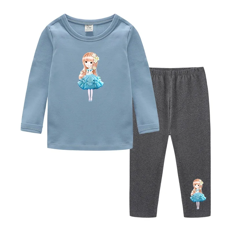 Рождественская пижама для девочек 2019 новые пижамы Пижама маленьких детская