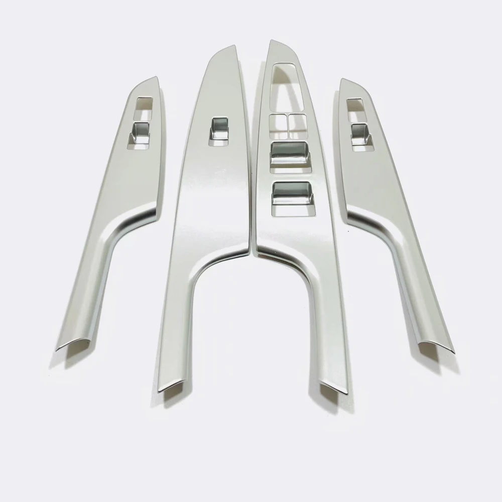 

Отделка салона автомобиля для Hyundai Tucson 2015-2019 2020, ABS Матовая Внутренняя ручка переключателя стекла, аксессуары