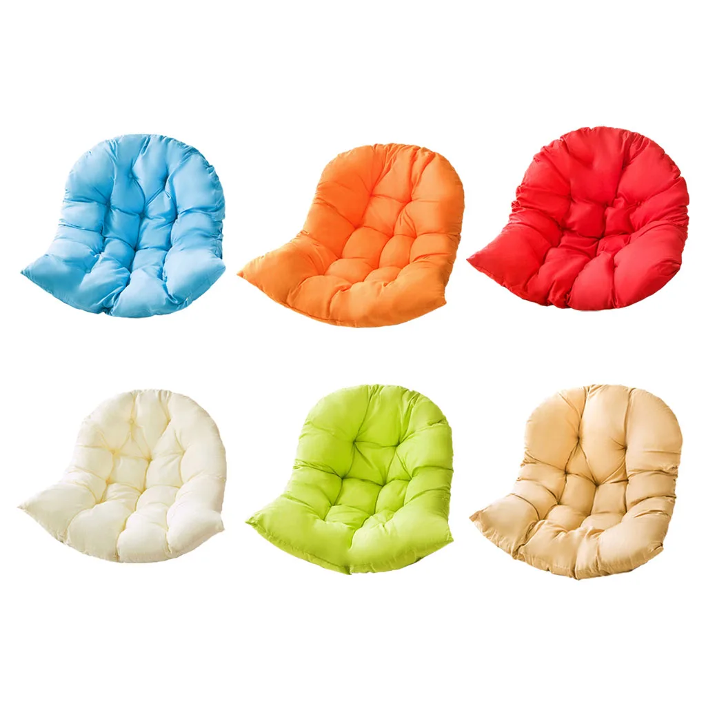 Replacement Swing Chair Cushion Hanging Chair Cushion Solid Color Soft Outdoor Indoor Rocking Egg Hammock Cradle Pads No Chair