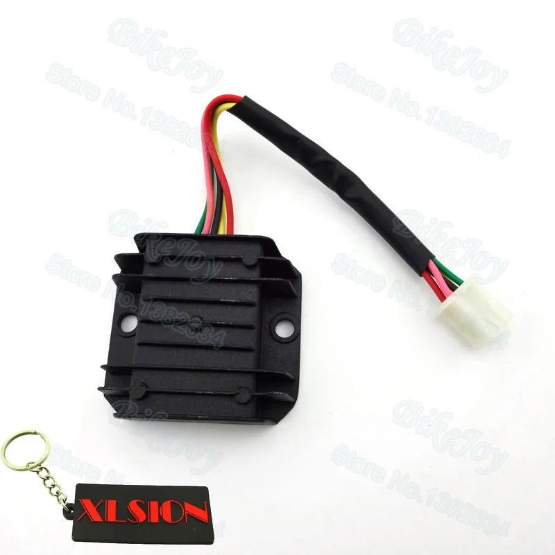 5 проводов регулятор напряжения Выпрямитель для GY6 125 куб. См 150cc Dirt Pit Bike ATV Quad мопед