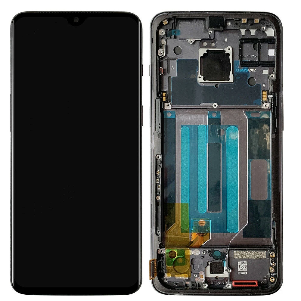 Для OnePlus 7 1 + GM1901 GM1900 GM1903 ЖК дисплей с сенсорным экраном дигитайзер заменой рамки