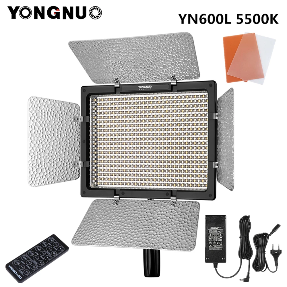 Светодиодный светильник YONGNUO YN600L YN600 L для фото и видеосъемки s 5500k с цветной