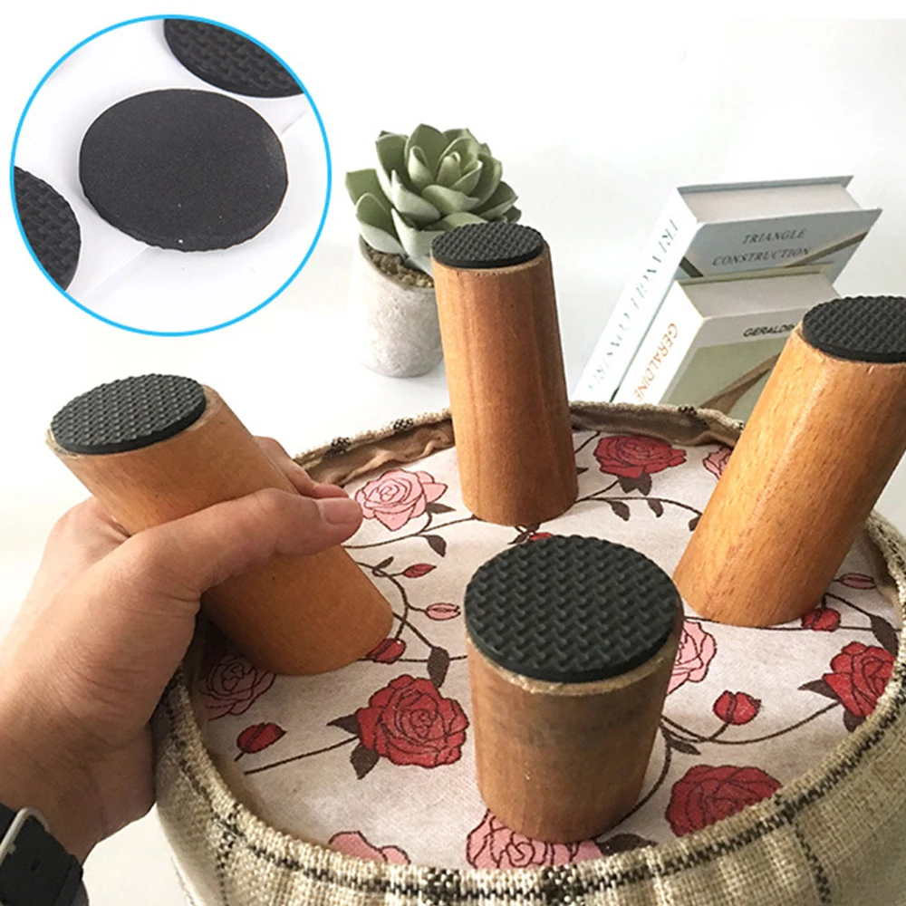 

Self-Adhesive Rubber Feet Furniture Feet Ideal Non Skid Chair Pad Table Leg Covers Floor Protectors Furniture Bottom Pads